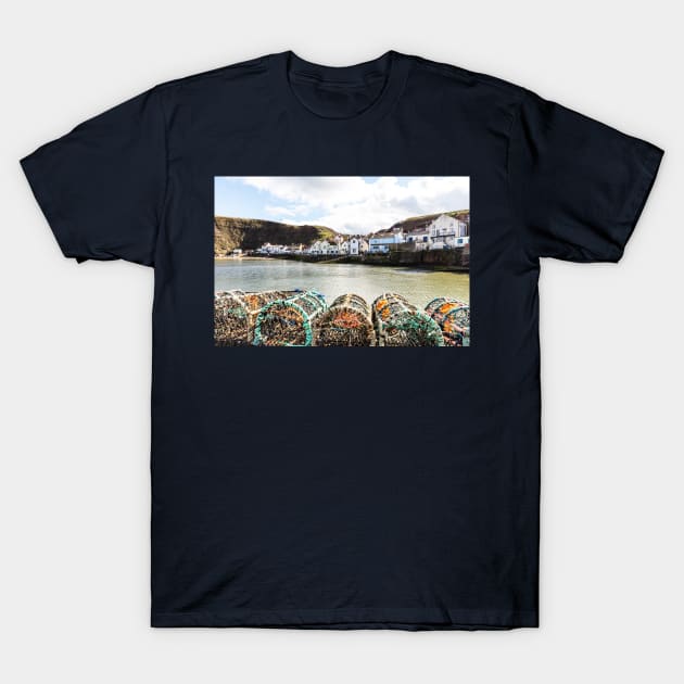 Staithes Fishing Village, Yorkshire, UK T-Shirt by tommysphotos